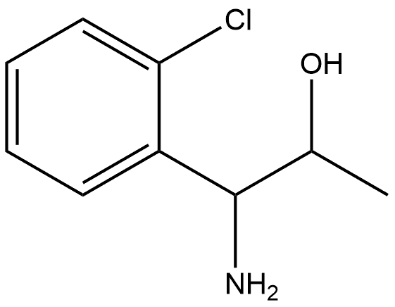 1-AMINO-1-(2-CHLOROPHENYL)PROPAN-2-OL Structure