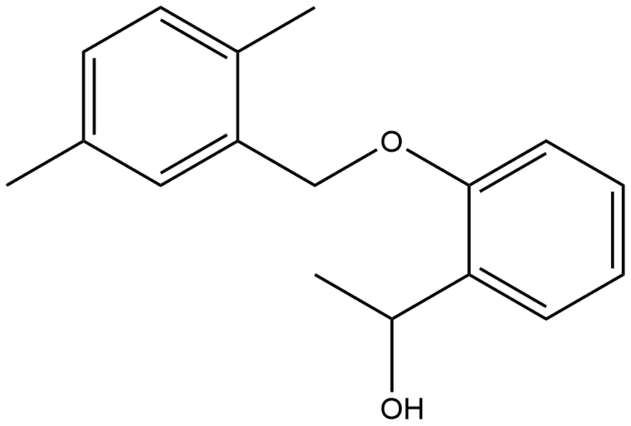 2-[(2,5-Dimethylphenyl)methoxy]-α-methylbenzenemethanol Structure