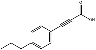 3-(4-propylphenyl)prop-2-ynoic acid Structure