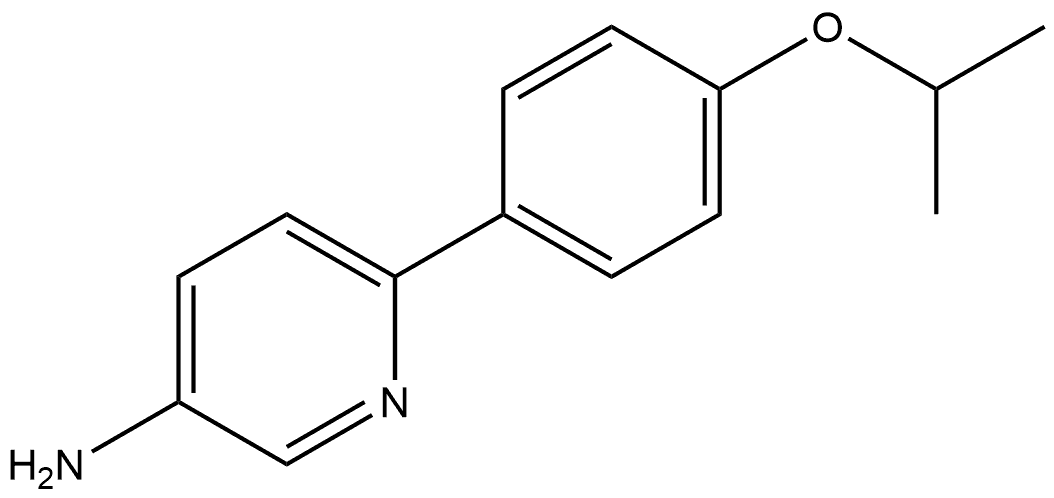 6-[4-(1-Methylethoxy)phenyl]-3-pyridinamine Structure