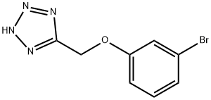 2H-Tetrazole, 5-[(3-bromophenoxy)methyl]- Structure