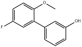 3-(5-Fluoro-2-methoxyphenyl)phenol Structure