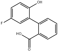 2-(5-Fluoro-2-hydroxyphenyl)benzoic acid Structure