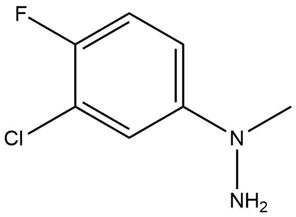 1-(3-Chloro-4-fluorophenyl)-1-methylhydrazine Structure