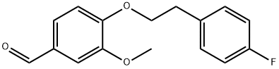 4-[2-(4-Fluorophenyl)ethoxy]-3-methoxybenzaldehyde Structure