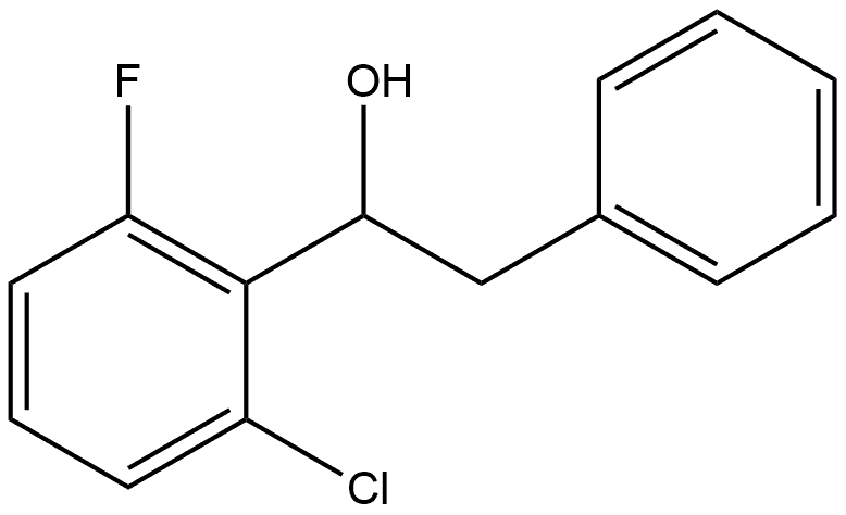 α-(2-Chloro-6-fluorophenyl)benzeneethanol Structure