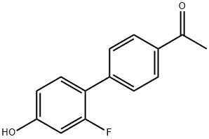 4-(4-Acetylphenyl)-3-fluorophenol Structure