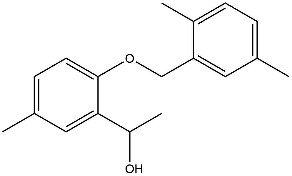 2-[(2,5-Dimethylphenyl)methoxy]-α,5-dimethylbenzenemethanol Structure