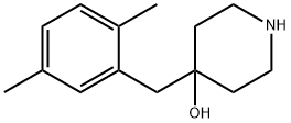 4-Piperidinol, 4-[(2,5-dimethylphenyl)methyl]- Structure