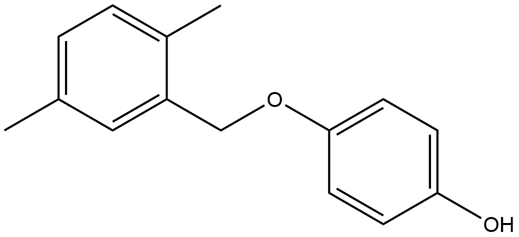 4-[(2,5-Dimethylphenyl)methoxy]phenol Structure