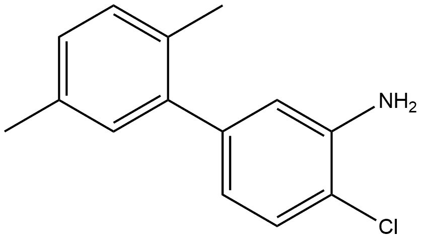 4-Chloro-2',5'-dimethyl[1,1'-biphenyl]-3-amine Structure