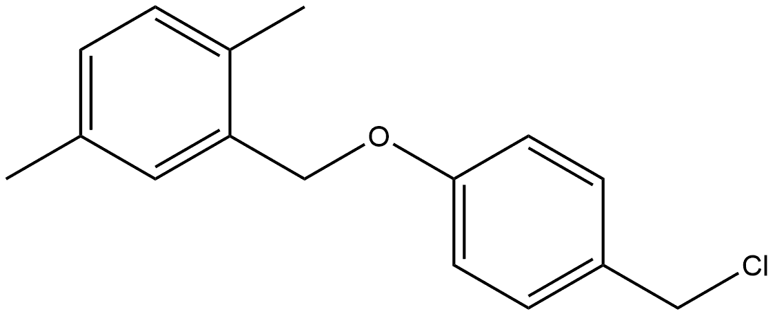 2-[[4-(Chloromethyl)phenoxy]methyl]-1,4-dimethylbenzene Structure