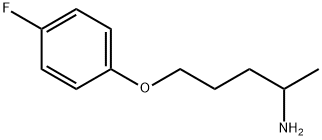 2-Pentanamine, 5-(4-fluorophenoxy)- Structure