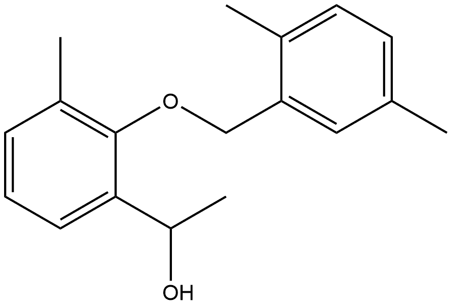 2-[(2,5-Dimethylphenyl)methoxy]-α,3-dimethylbenzenemethanol Structure