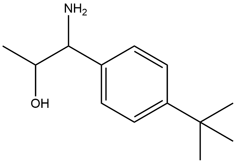 1-AMINO-1-(4-TERT-BUTYLPHENYL)PROPAN-2-OL Structure