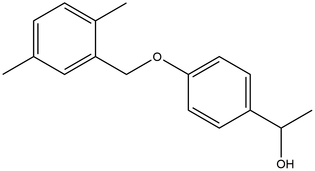 4-[(2,5-Dimethylphenyl)methoxy]-α-methylbenzenemethanol Structure