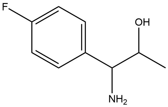 1-AMINO-1-(4-FLUOROPHENYL)PROPAN-2-OL Structure