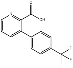 3-(4-(Trifluoromethyl)phenyl)picolinic acid Structure