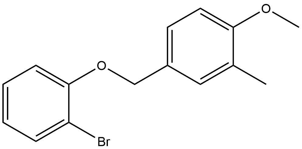 4-[(2-Bromophenoxy)methyl]-1-methoxy-2-methylbenzene Structure