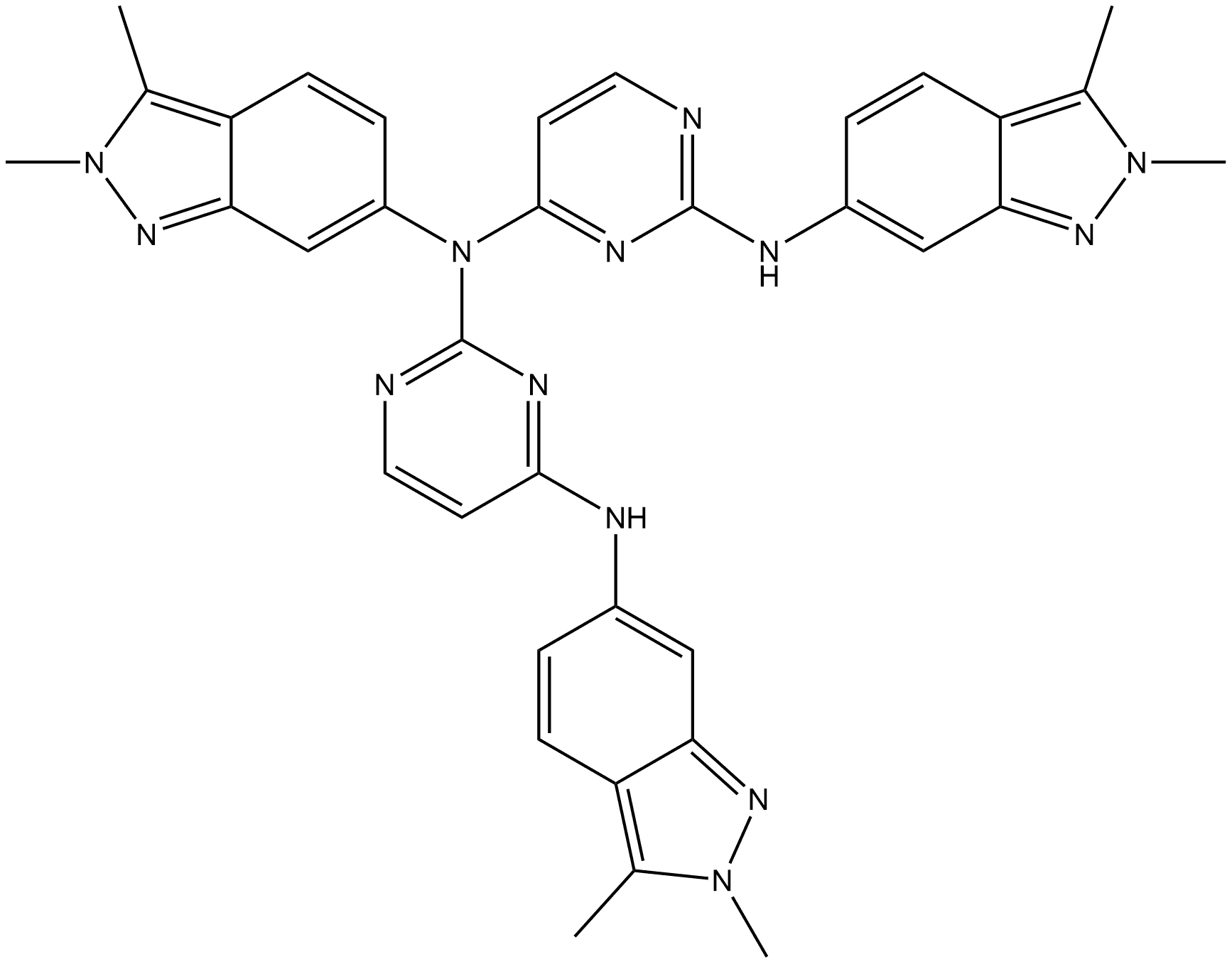 Pazopanib Impurity 51 Structure