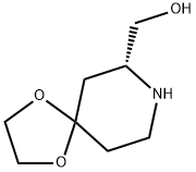 1,4-Dioxa-8-azaspiro[4.5]decane-7-methanol, (7R)- 구조식 이미지