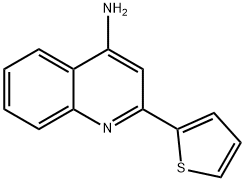 2-(Thiophen-2-yl)quinolin-4-amine 구조식 이미지