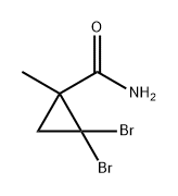 Cyclopropanecarboxamide, 2,2-dibromo-1-methyl- Structure