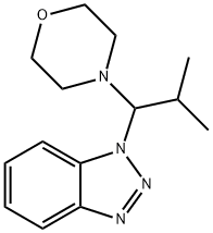 1-[2-Methyl-1-(morpholin-4-yl)propyl]-1H-1,2,3-benzotriazole Structure