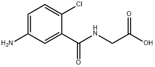 N-[(5-Amino-2-chlorophenyl)carbonyl]glycine Structure