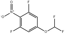 1,3-Difluoro-5-difluoromethoxy-2-nitrobenzene Structure