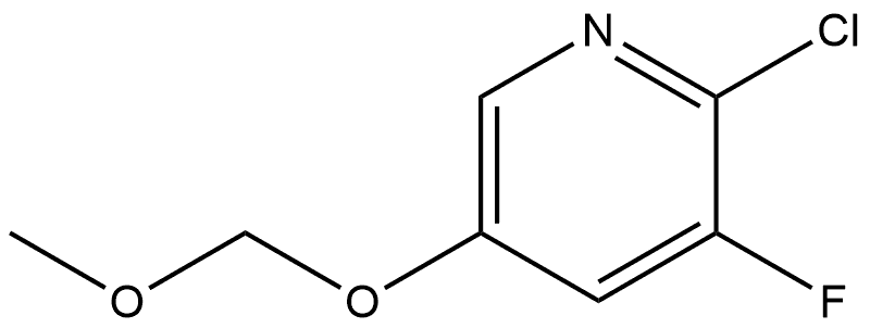 2-chloro-3-fluoro-5-(methoxymethoxy)pyridine Structure