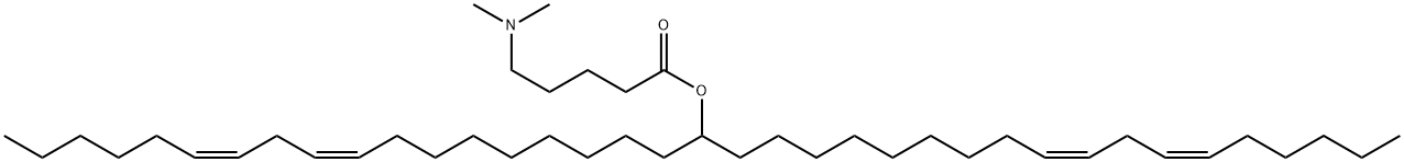 (10Z,13Z)-1-(9Z,12Z)-9,12-Octadecadien-1-yl-10,13-nonadecadien-1-yl 5-(dimethylamino)pentanoate Structure