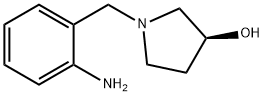 3-Pyrrolidinol, 1-[(2-aminophenyl)methyl]-, (3S)- 구조식 이미지