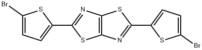 2,5‐bis(5‐
broMothiophen‐2‐
yl)thiazolo[5,4‐
d]thiazole Structure