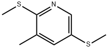 3-Methyl-2,5-bis(methylthio)pyridine Structure