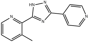 Pyridine, 3-methyl-2-[3-(4-pyridinyl)-1H-1,2,4-triazol-5-yl]- Structure