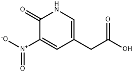 2-Hydroxy-3-nitropyridine-5-acetic acid Structure