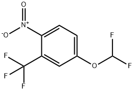 4-(Difluoromethoxy)-1-nitro-2-(trifluoromethyl)benzene Structure