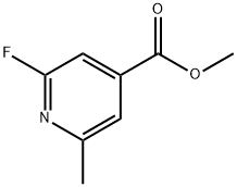 Methyl 2-fluoro-6-methylisonicotinate Structure