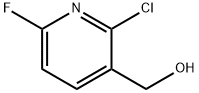 3-Pyridinemethanol, 2-chloro-6-fluoro- 구조식 이미지