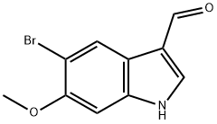 5-Bromo-6-methoxyindole-3-carboxaldehyde Structure
