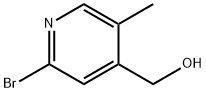 2-Bromo-5-methylpyridine-4-methanol 구조식 이미지