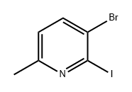 Pyridine, 3-bromo-2-iodo-6-methyl- 구조식 이미지