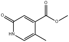 4-Pyridinecarboxylic acid, 1,2-dihydro-5-methyl-2-oxo-, methyl ester Structure