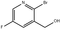 3-Pyridinemethanol, 2-bromo-5-fluoro- 구조식 이미지