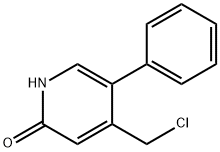 4-Chloromethyl-2-hydroxy-5-phenylpyridine Structure