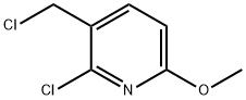 2-Chloro-3-chloromethyl-6-methoxypyridine 구조식 이미지