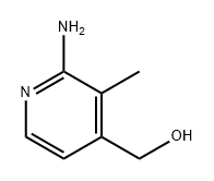 4-Pyridinemethanol, 2-amino-3-methyl- 구조식 이미지