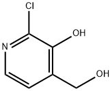 2-Chloro-4-(hydroxymethyl)pyridin-3-ol 구조식 이미지