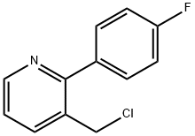 3-Chloromethyl-2-(4-fluorophenyl)pyridine Structure